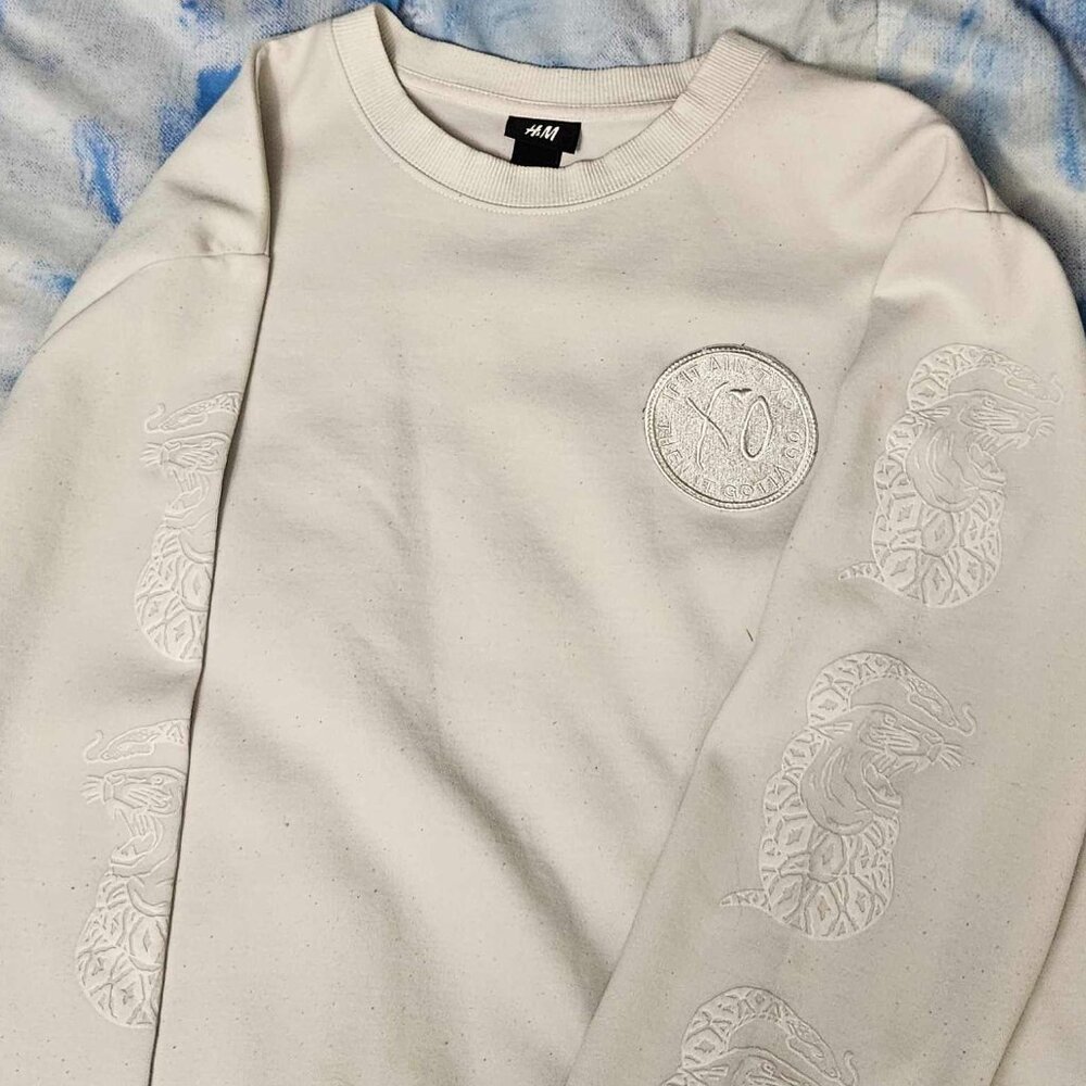RARE H&M x The Weeknd XO Sweatshirt If It Ain’t XO Then It Gotta Go White Size M